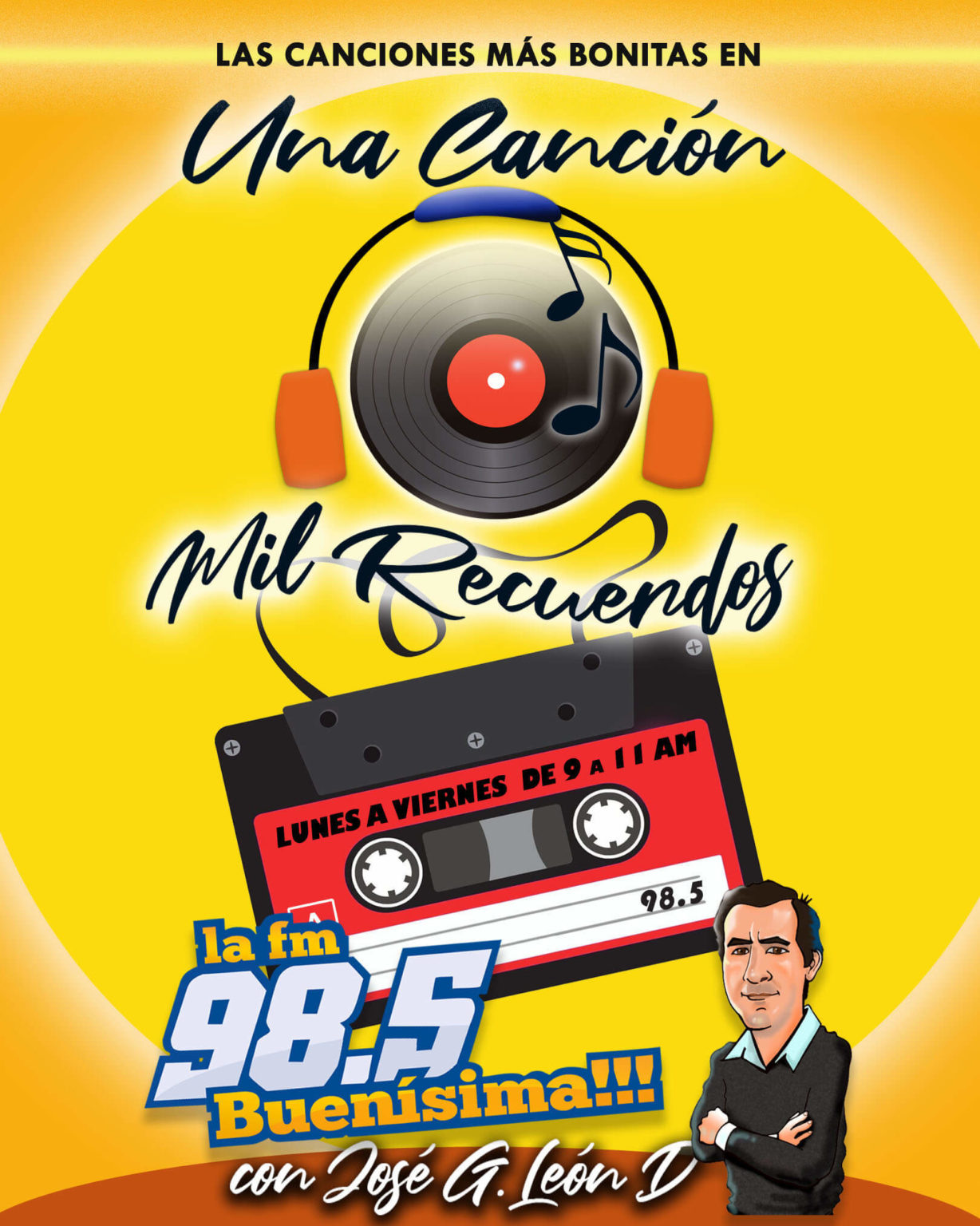 una cancion mil recuerdos flyer